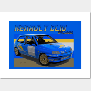 Renault Clio Williams Posters and Art